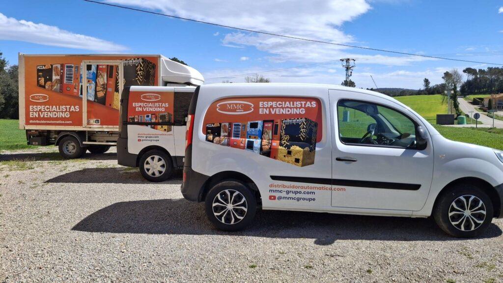 Work vehicles for our vending machines