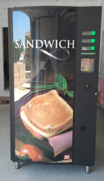 Croque-monsieur vending machine